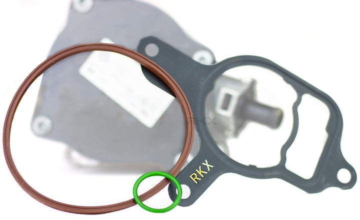 RKX front view of complete vacuum pump seal kit showing all components and fitment benefits