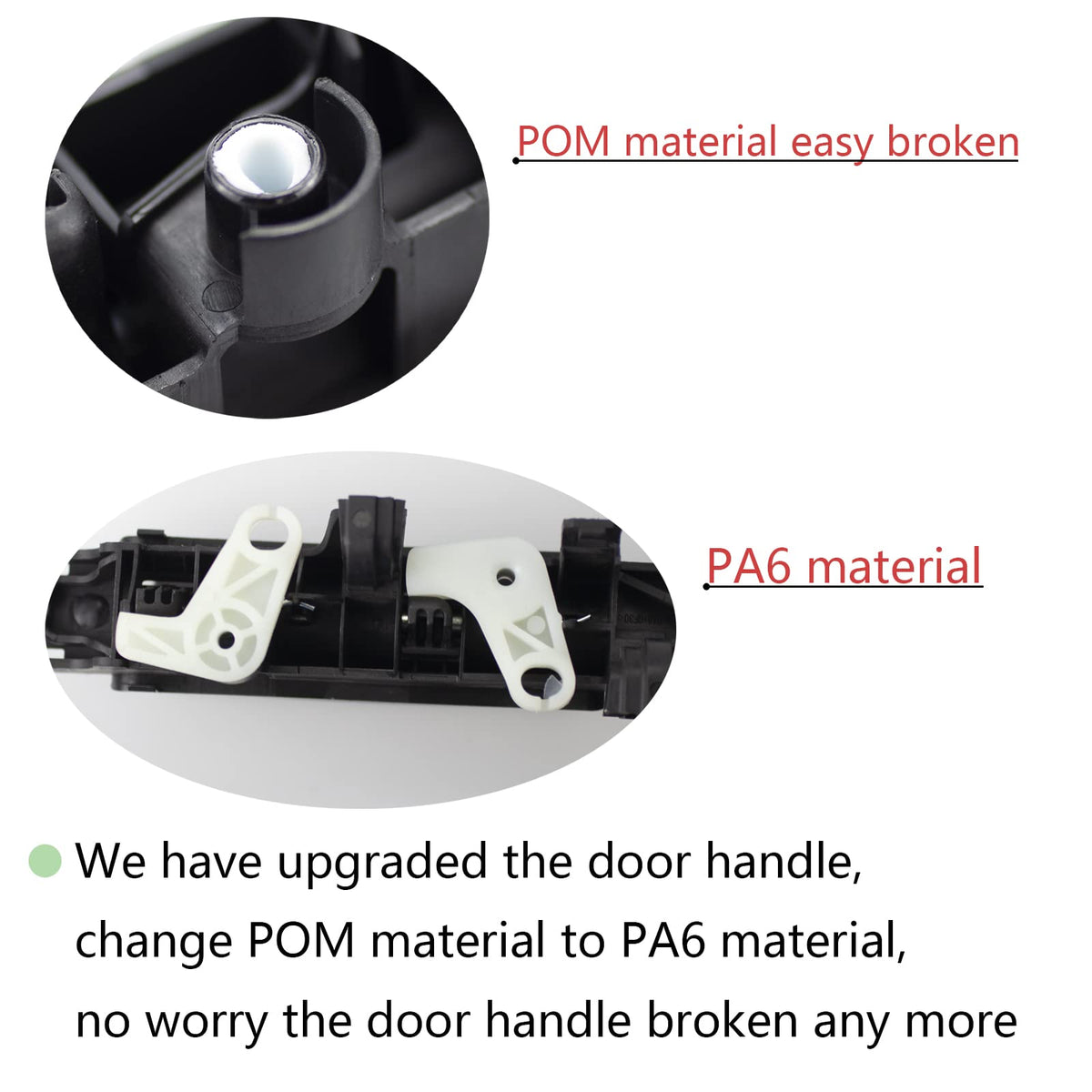 RLB-HILON backside mechanism of handle revealing mounting points for reliable fit