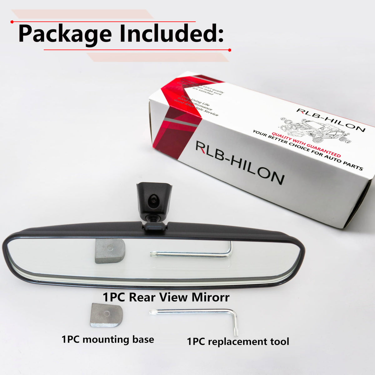 RLB-HILON close-up of anti-glare glass highlighting smooth surface and reduced night glare