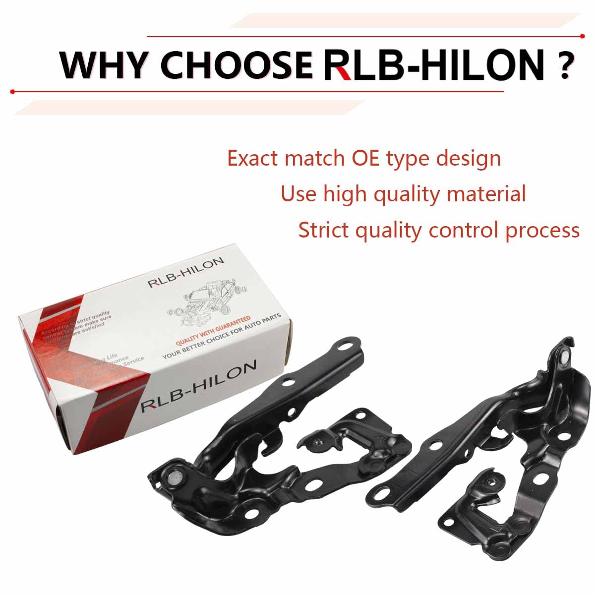 RLB-HILON front right hinge displayed to show correct side and alignment benefit