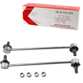 RLB-HILON front sway bar links packaging showing both pieces and labels for quick identification and fit verification