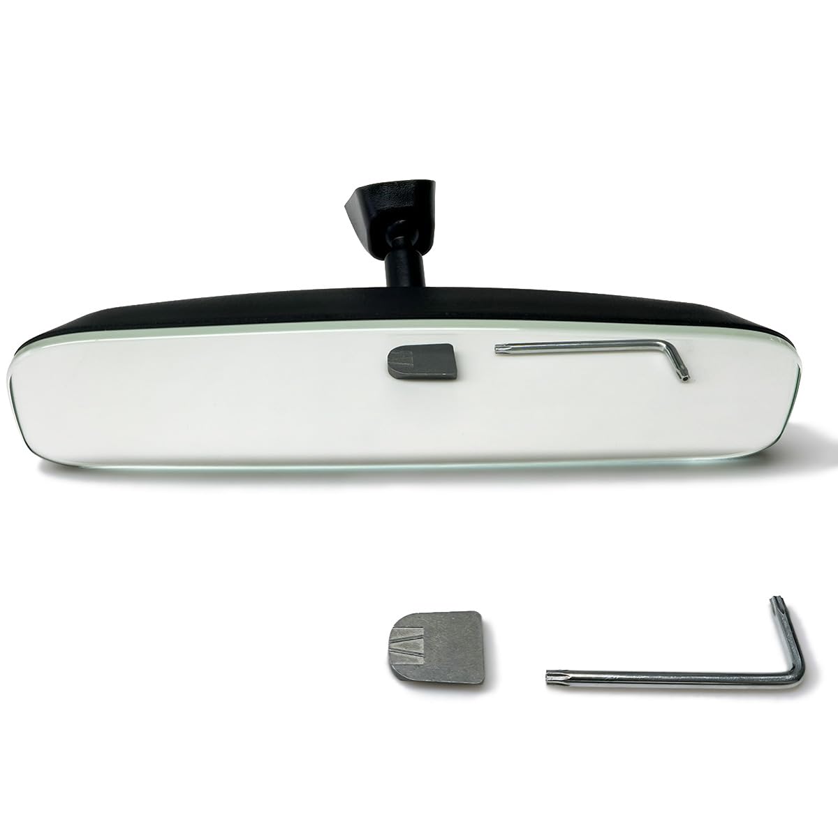 RLB-HILON front view mirror showing wide, clear reflection for improved visibility