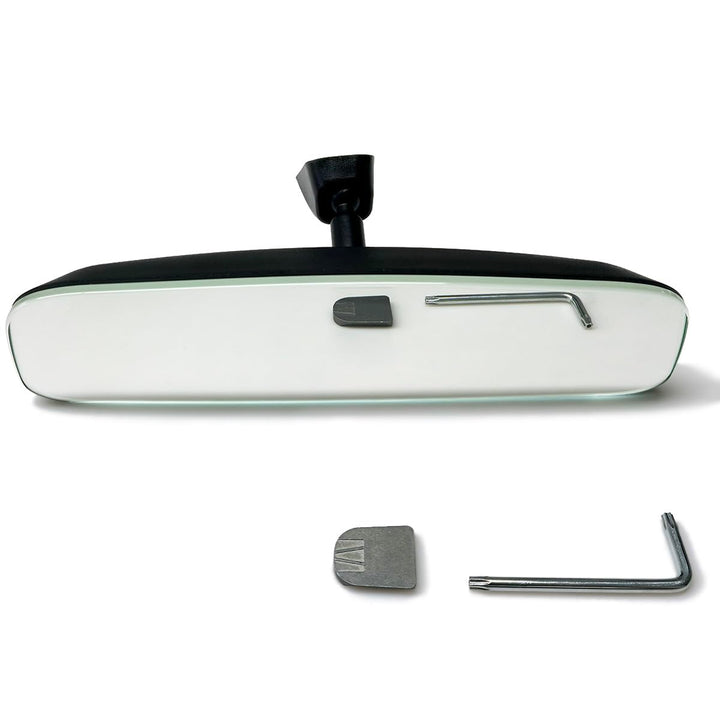 RLB-HILON front view mirror showing wide, clear reflection for improved visibility