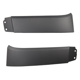 RLB-HILON front view of black filler trim pair showing restored appearance