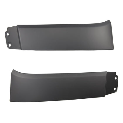 RLB-HILON front view of black filler trim pair showing restored appearance