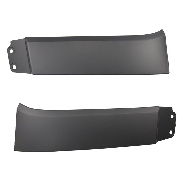 RLB-HILON front view of black filler trim pair showing restored appearance