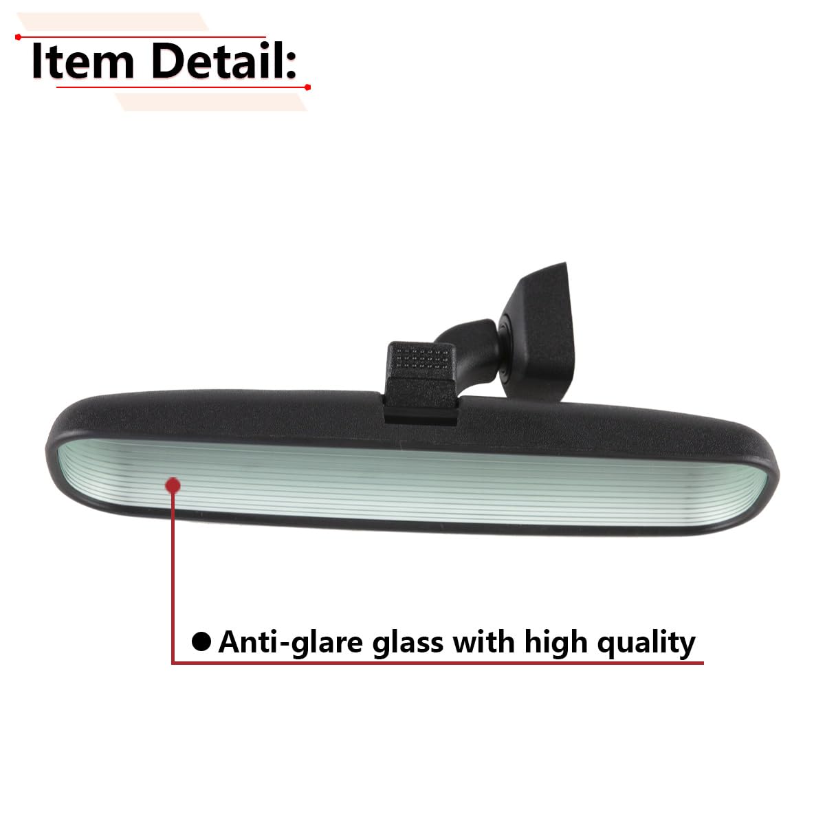 RLB-HILON glass close-up highlighting smooth edge and distortion-free reflection