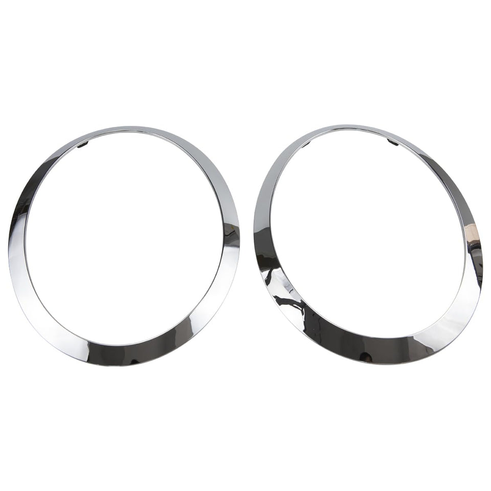 RLB-HILON front view of chrome headlight trim ring showing fit and finish benefit