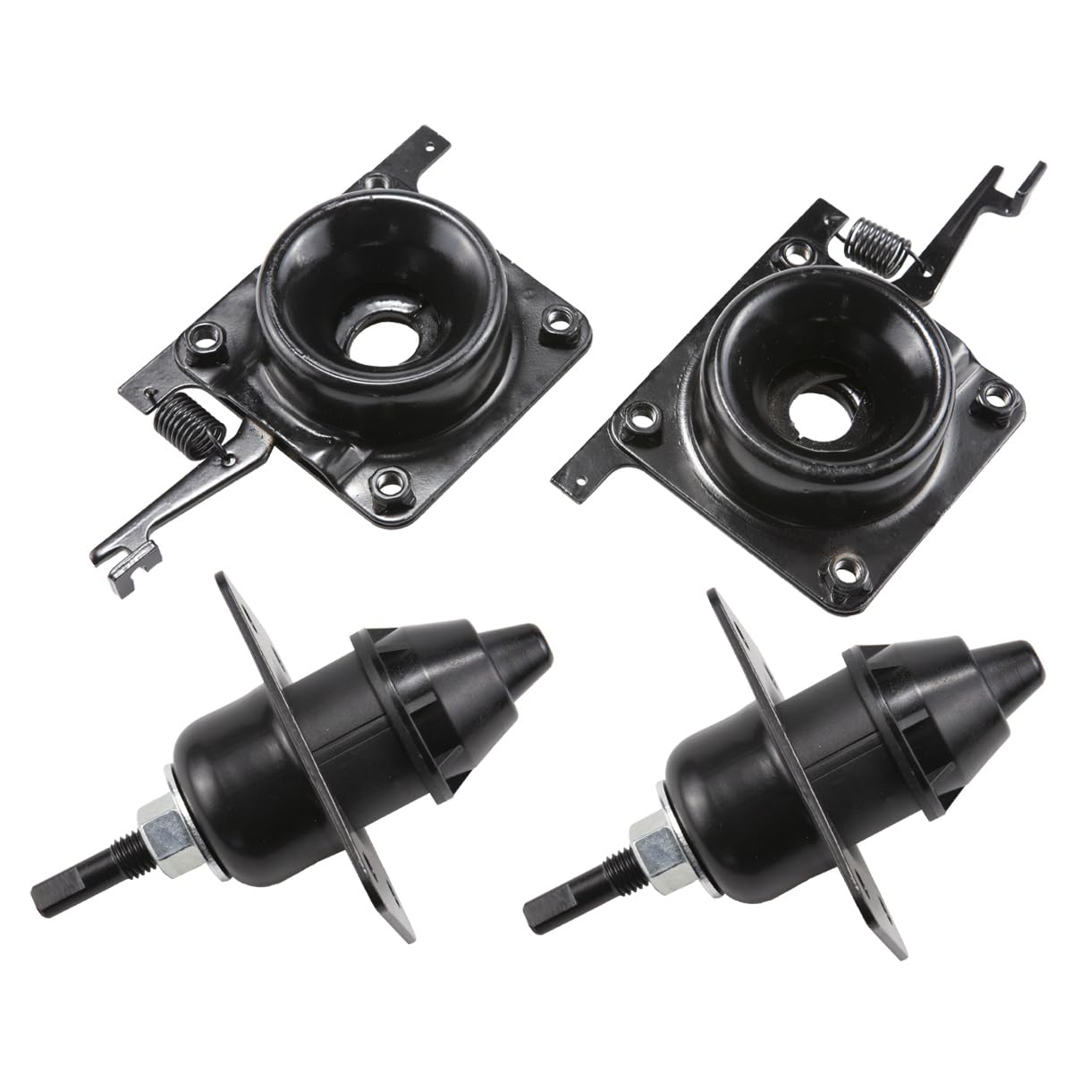 RLB-HILON front view of hood latch kit showing full set and secure fit