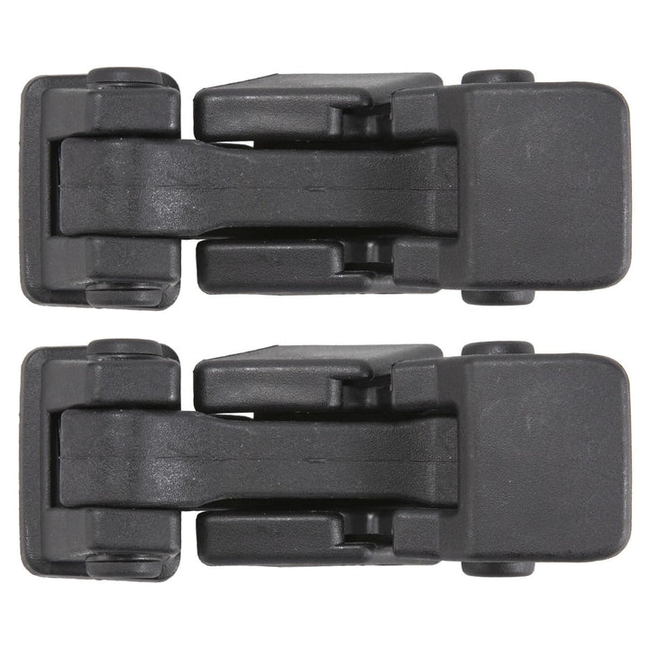 RLB-HILON hood latch front view showing mounting holes and fit for easy replacement