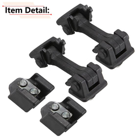 RLB-HILON hood latch rubber detail highlighting vibration dampening and quieter operation