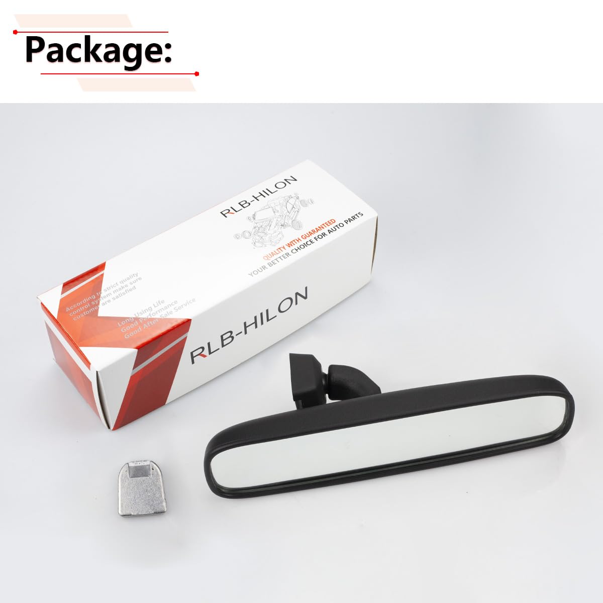RLB-HILON installed in car interior restoring rear sightline and driving confidence