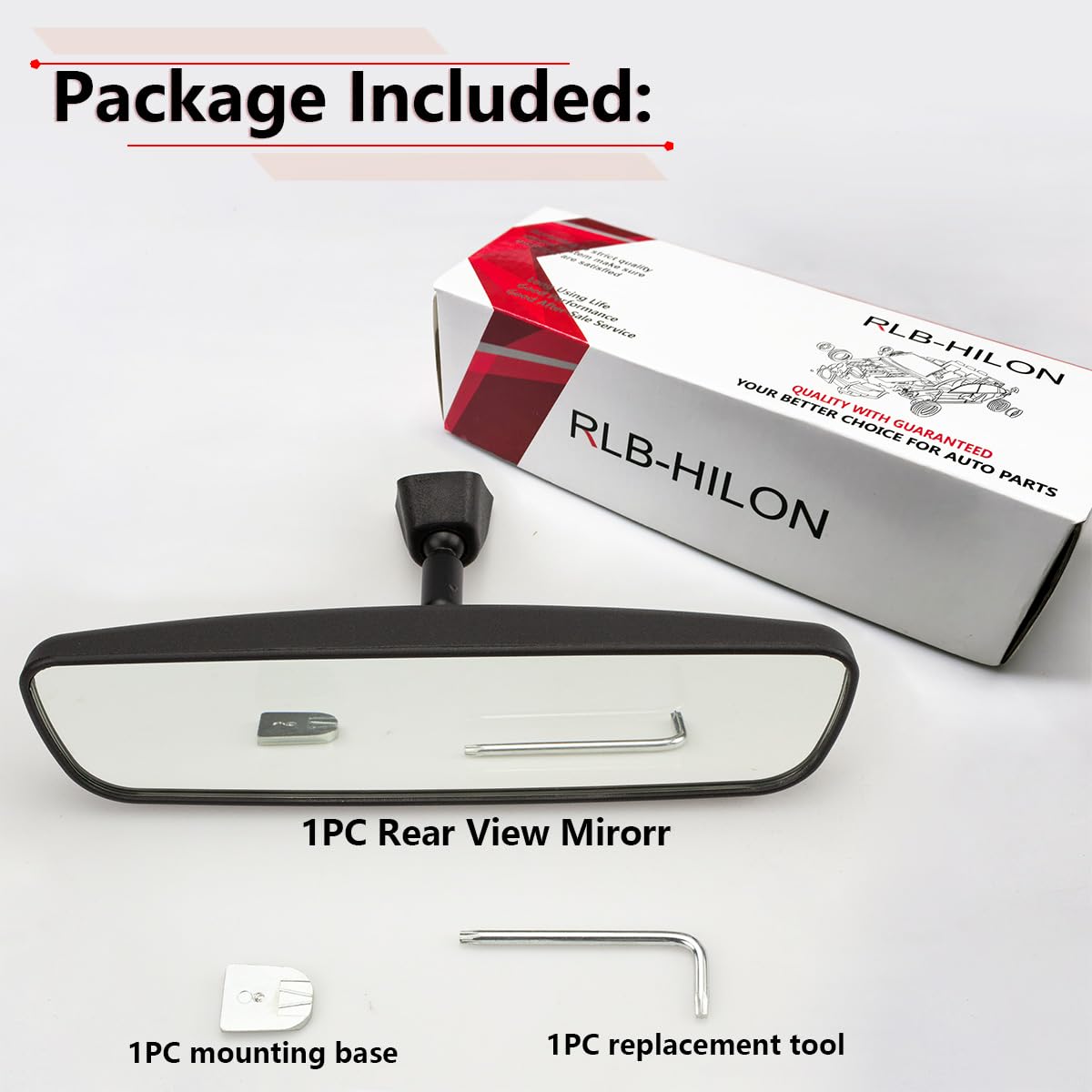 RLB-HILON included mounting base and replacement tool for simple installation