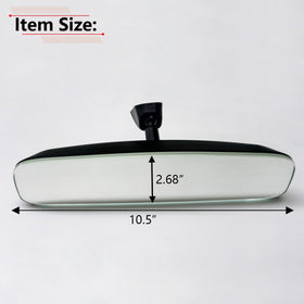 RLB-HILON mirror installed in vehicle offering expanded rear view and modern look