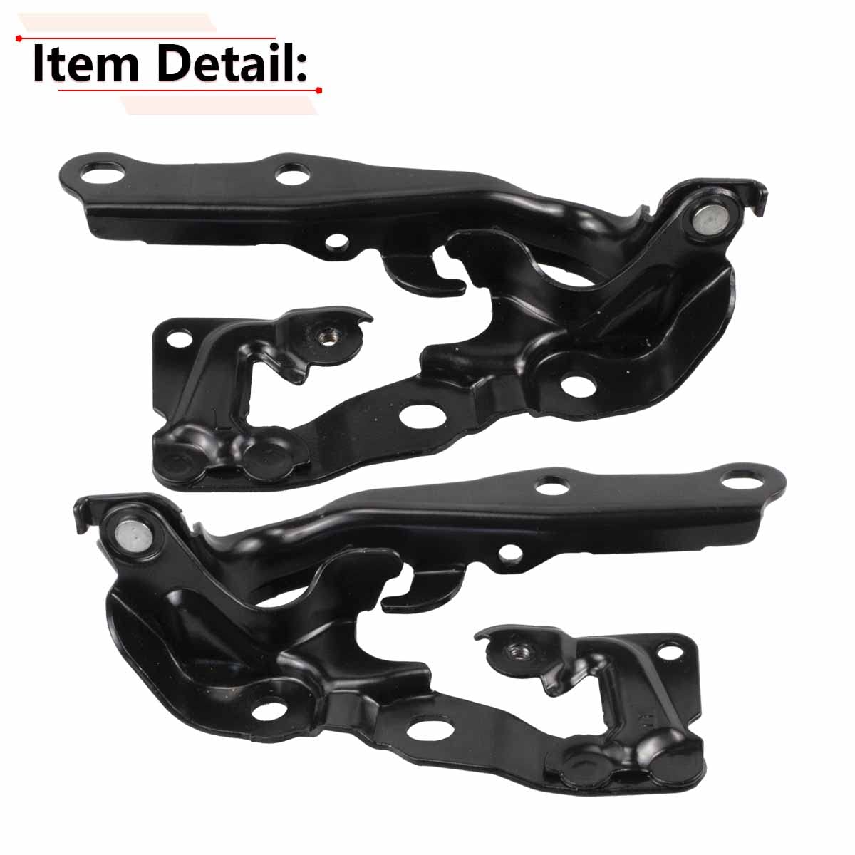 RLB-HILON hinge installed on Toyota Camry hood showing restored alignment benefit