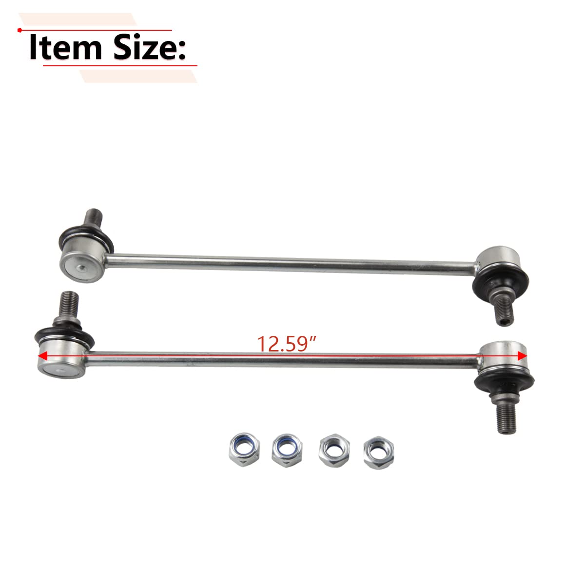 RLB-HILON sway bar link installed on Toyota front suspension demonstrating restored stability and proper fitment