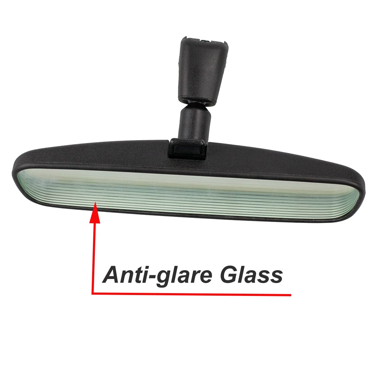 RLB-HILON mirror glass closeup showing clear reflection and anti-glare benefit