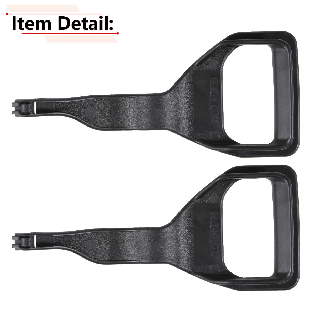 RLB-HILON handle next to ruler showing scale for correct part identification