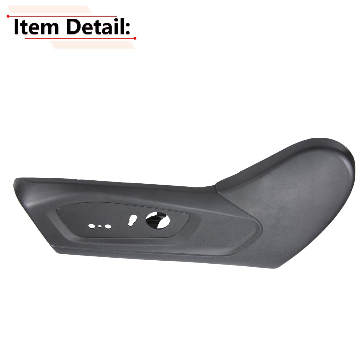 RLB-HILON seat trim cover installed in Ford Explorer driver side showing restored look benefit
