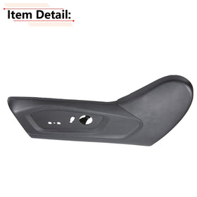 RLB-HILON seat trim cover installed in Ford Explorer driver side showing restored look benefit