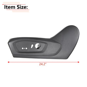 RLB-HILON seat trim cover next to ruler for scale to verify correct sizing benefit