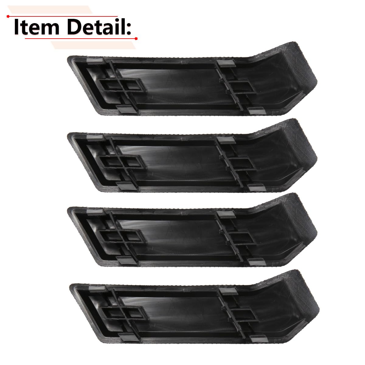 RLB-HILON pad beside ruler showing correct dimensions for easy OEM-style replacement