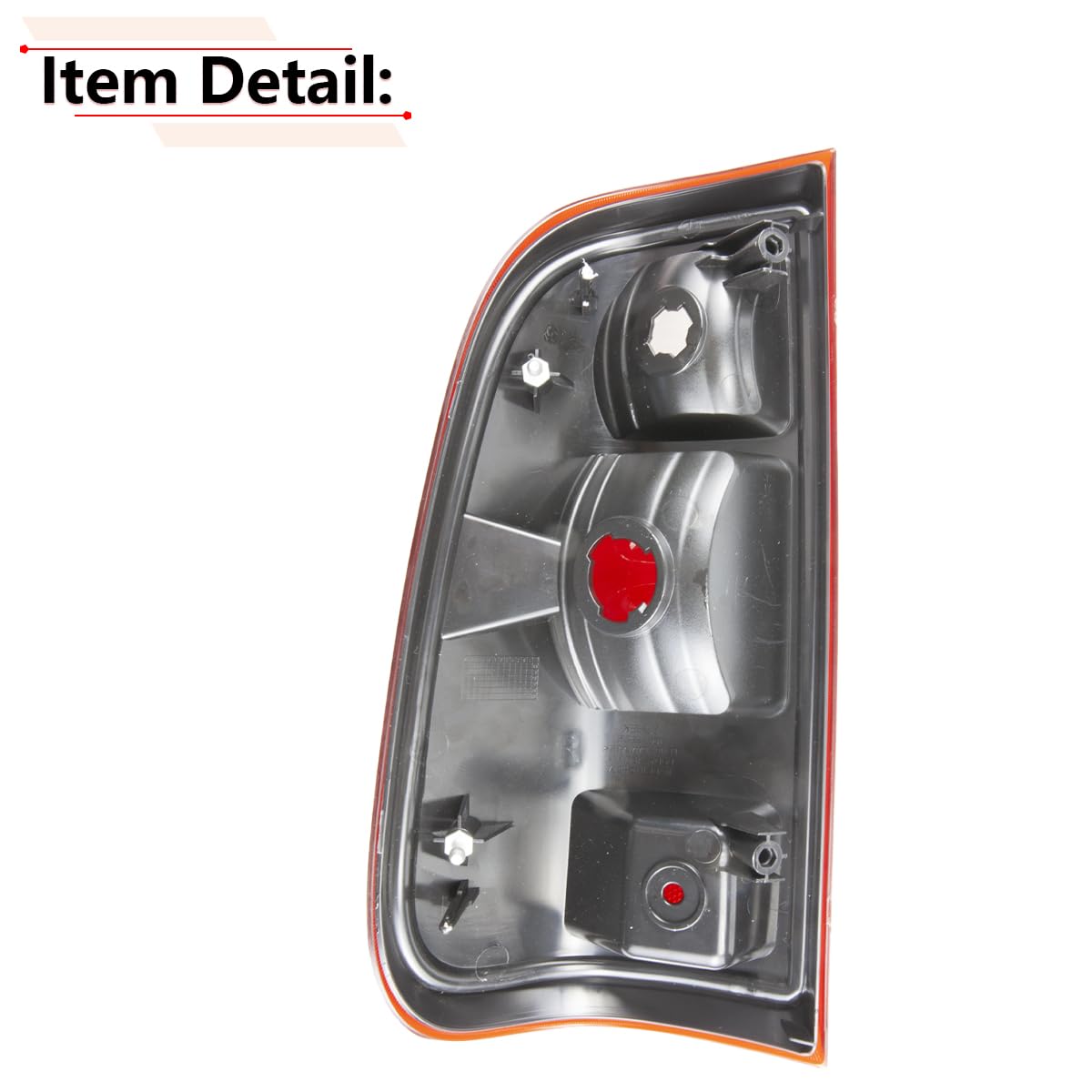 RLB-HILON tail light installed on Ford Super Duty demonstrating correct alignment