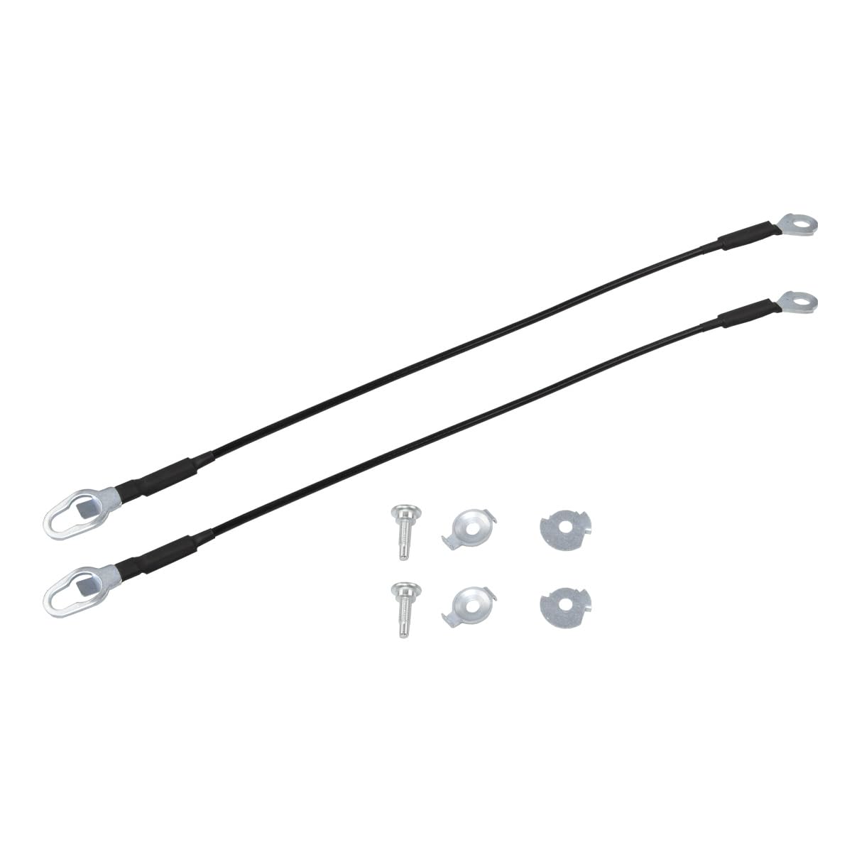 RLB-HILON tailgate cable front view showing packaging and OEM fit benefit