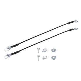 RLB-HILON tailgate cable front view showing packaging and OEM fit benefit
