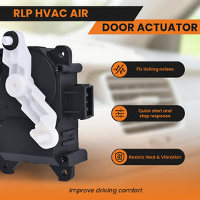 RLP actuator installed under dash demonstrating restored HVAC function