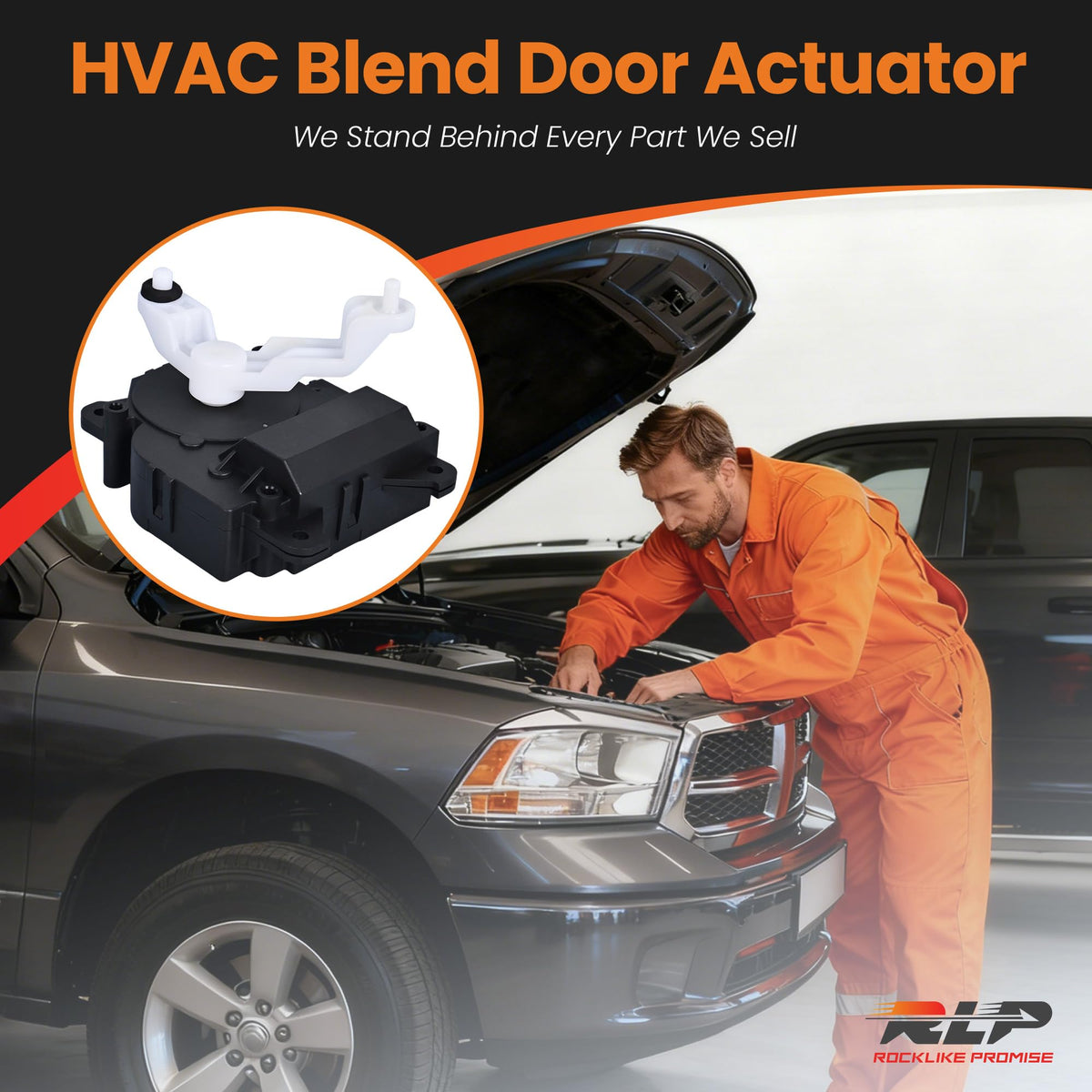 RLP actuator on workbench with tools showing quick DIY replacement