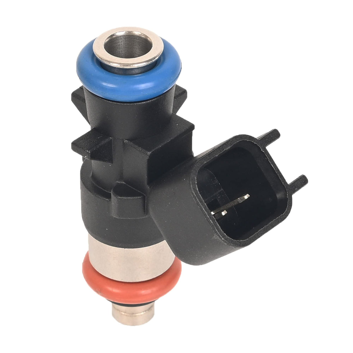 RLP injector close-up of four-hole nozzle for improved fuel atomization