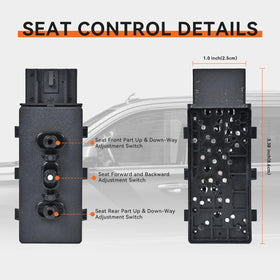 RLP switch installed in a Chevy Silverado seat restoring driver adjustment functionality