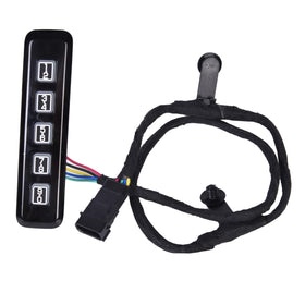 RLP keypad front view showing full five-button layout and OEM look for easy replacement