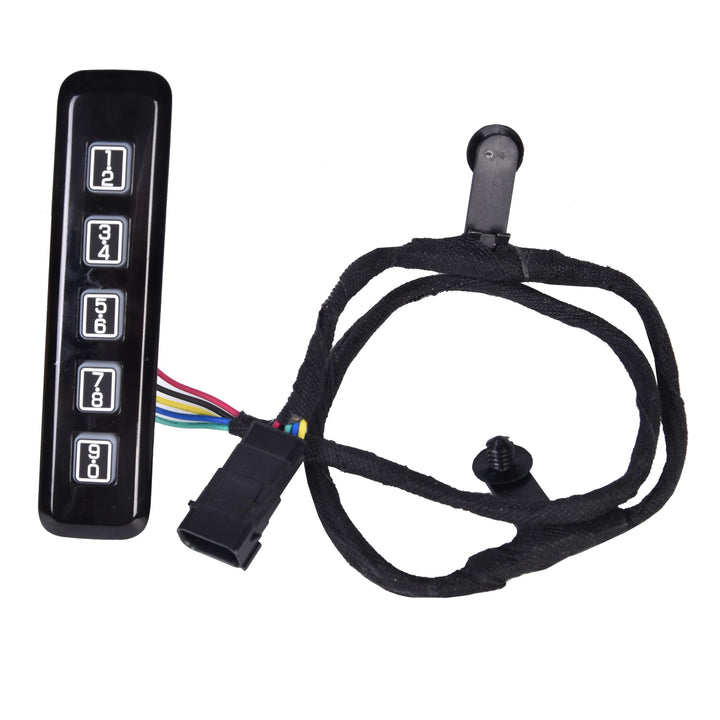 RLP keypad front view showing full five-button layout and OEM look for easy replacement