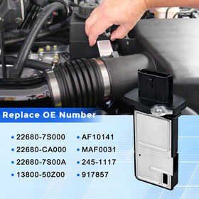 RLP MAF sensor element close-up illustrating precision sensing and accuracy