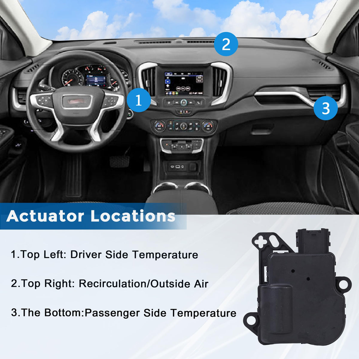RLP packaging label with replacement numbers for correct part identification