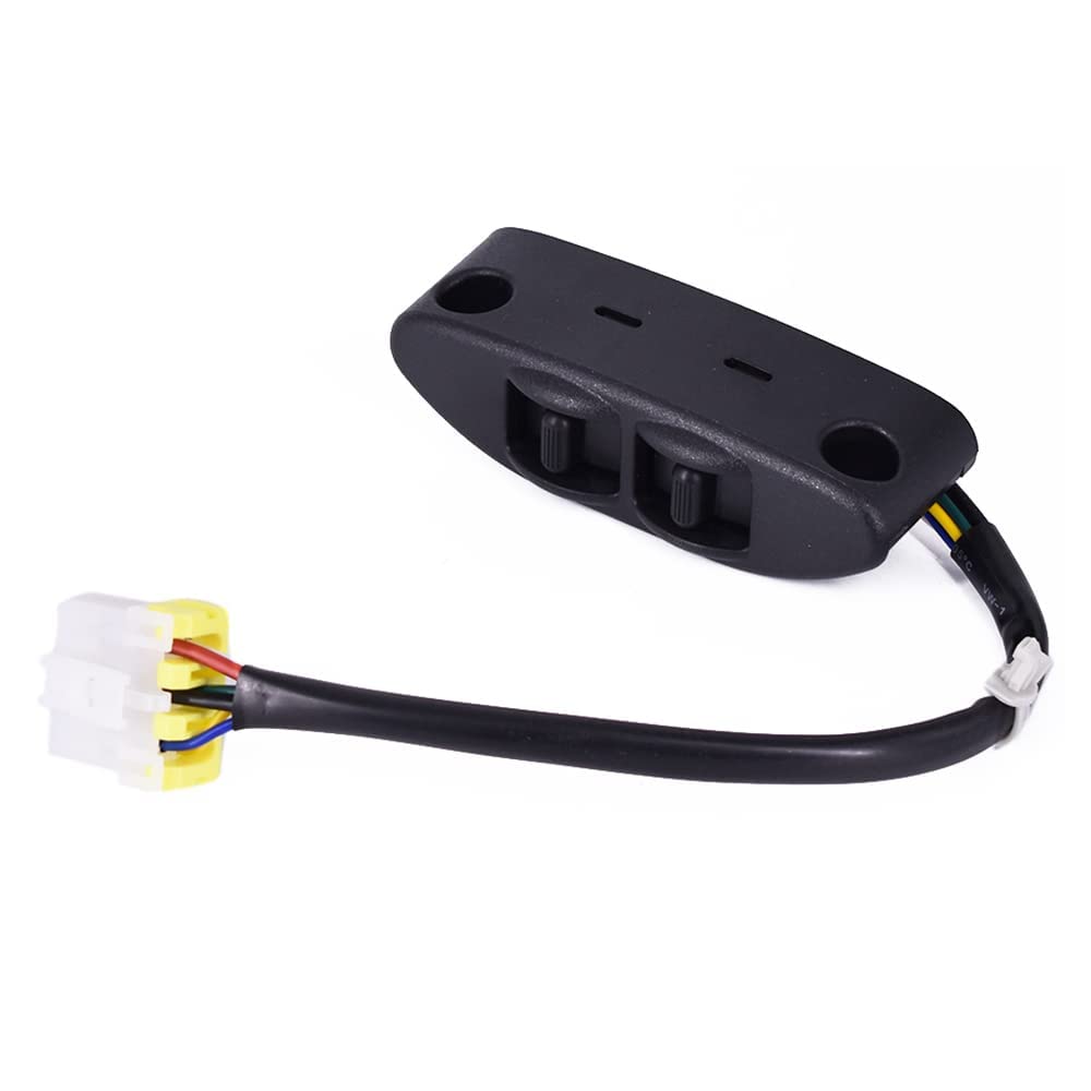 RLP power seat switch size comparison with ruler showing correct fit