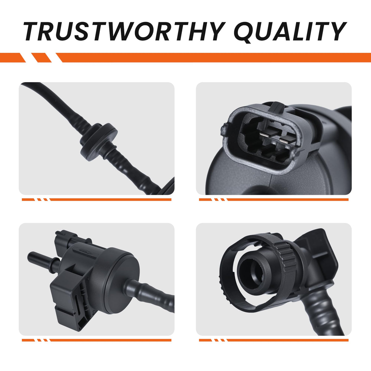 RLP purge valve mounting-point closeup showing secure attachment feature