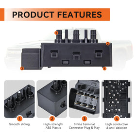 RLP side profile with mounting tabs showing easy direct-fit installation benefit
