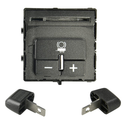 RLP front view of brake control assembly showing mounting and alignment benefit