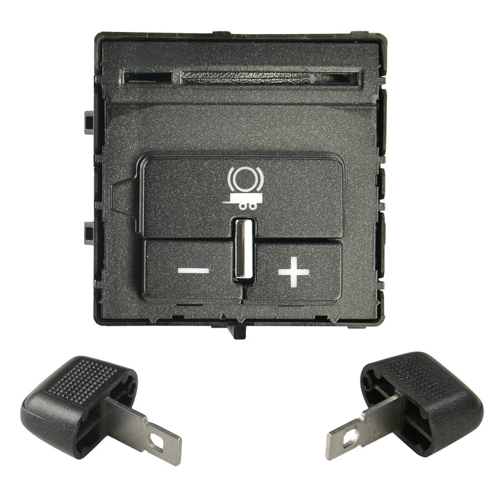 RLP front view of brake control assembly showing mounting and alignment benefit