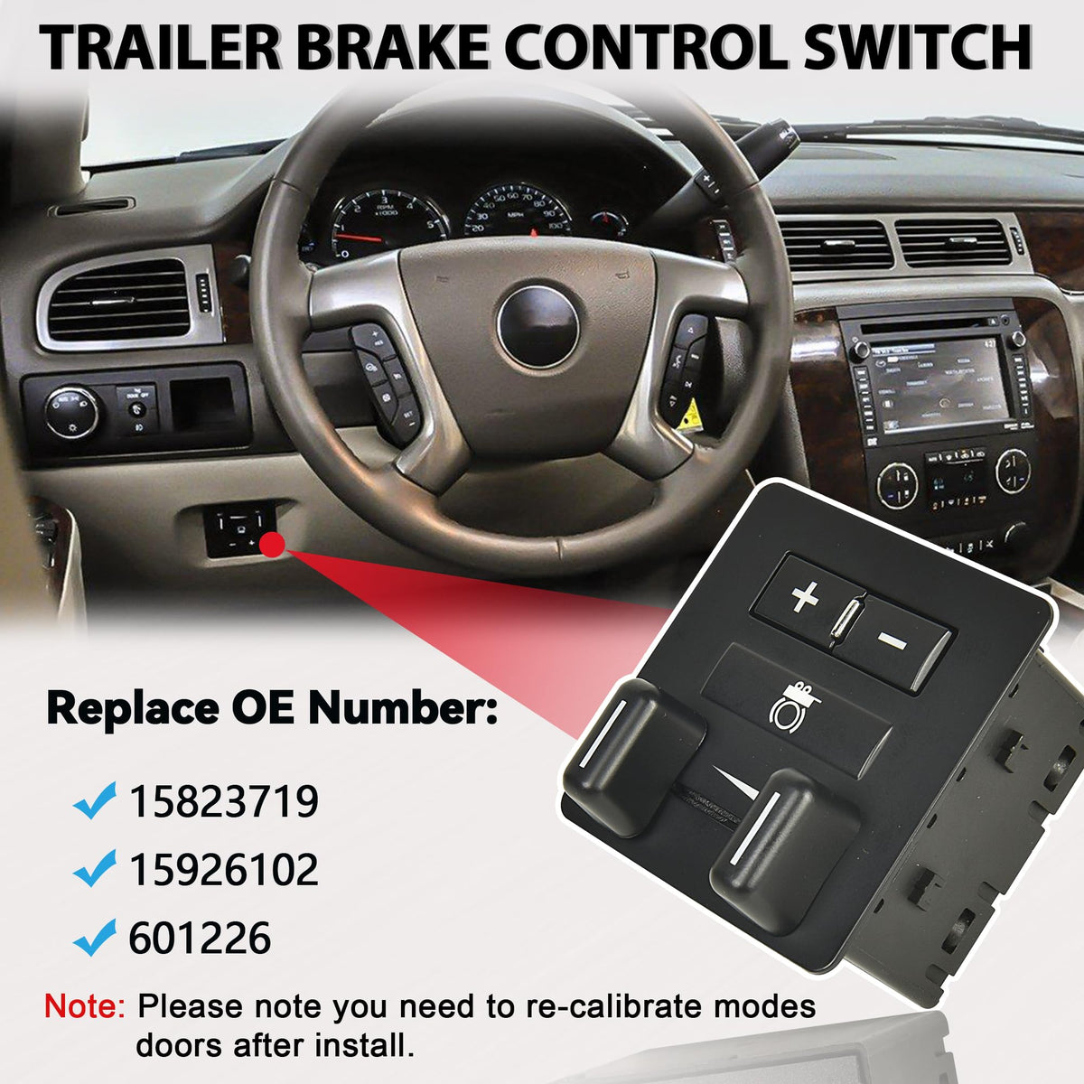 RLP installed with trailer illustrating restored synchronized braking