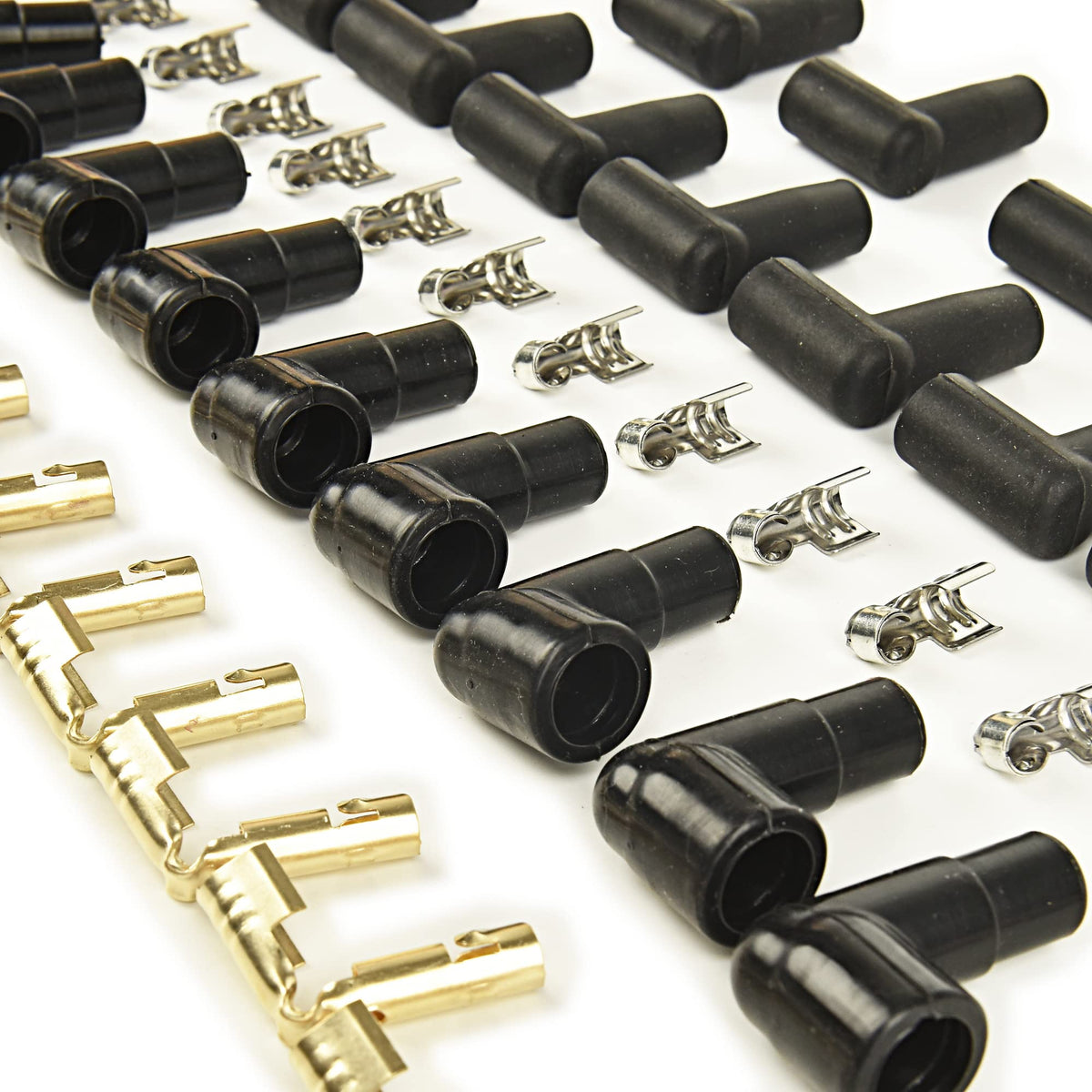 RLP cutaway revealing carbon core and fiberglass braid for RFI suppression and strength