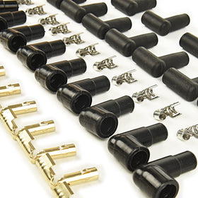 RLP cutaway revealing carbon core and fiberglass braid for RFI suppression and strength
