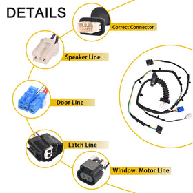 RLP wiring harness connector close-up highlighting secure connection reliability