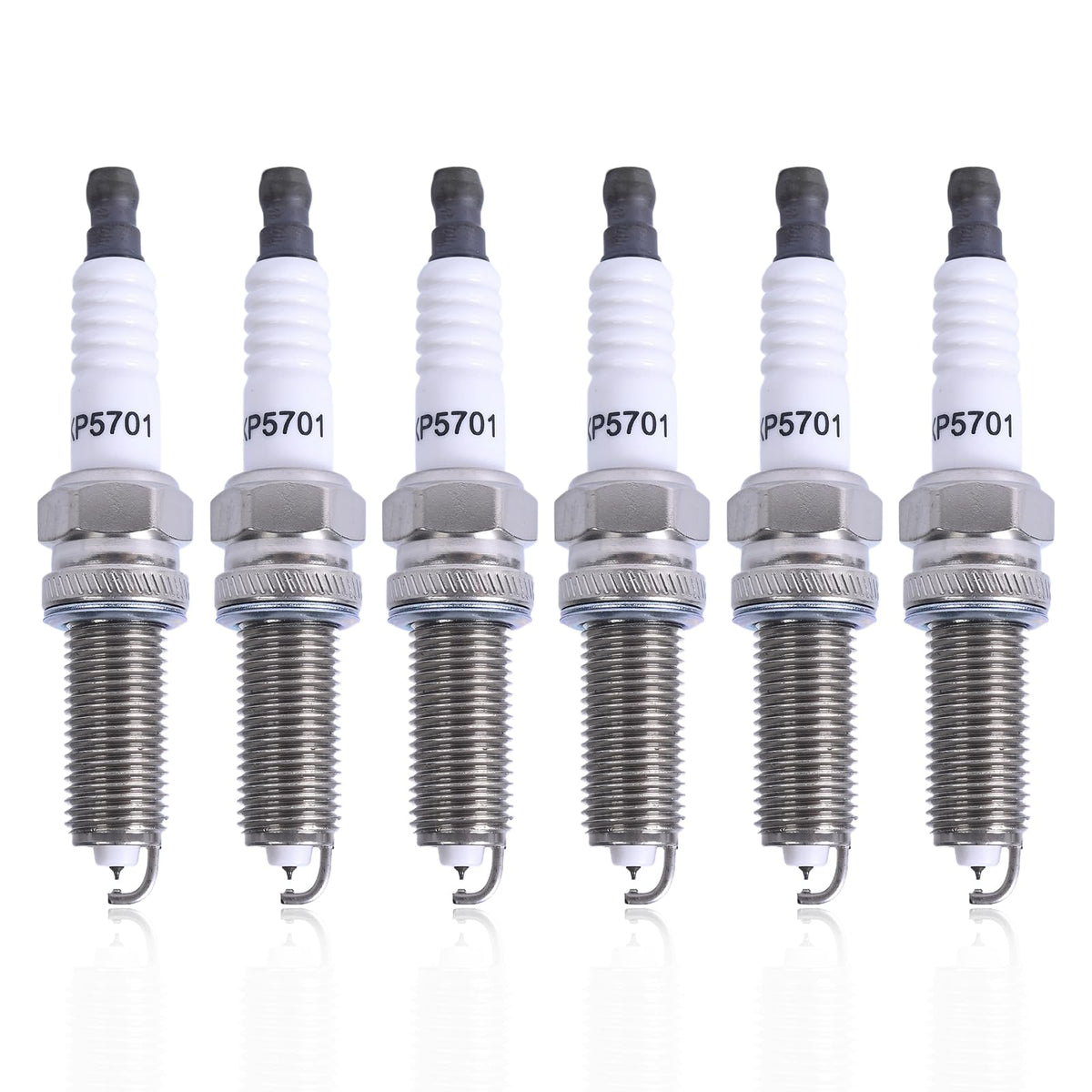 RLP XP5701 front packaging showing six spark plugs and brand
