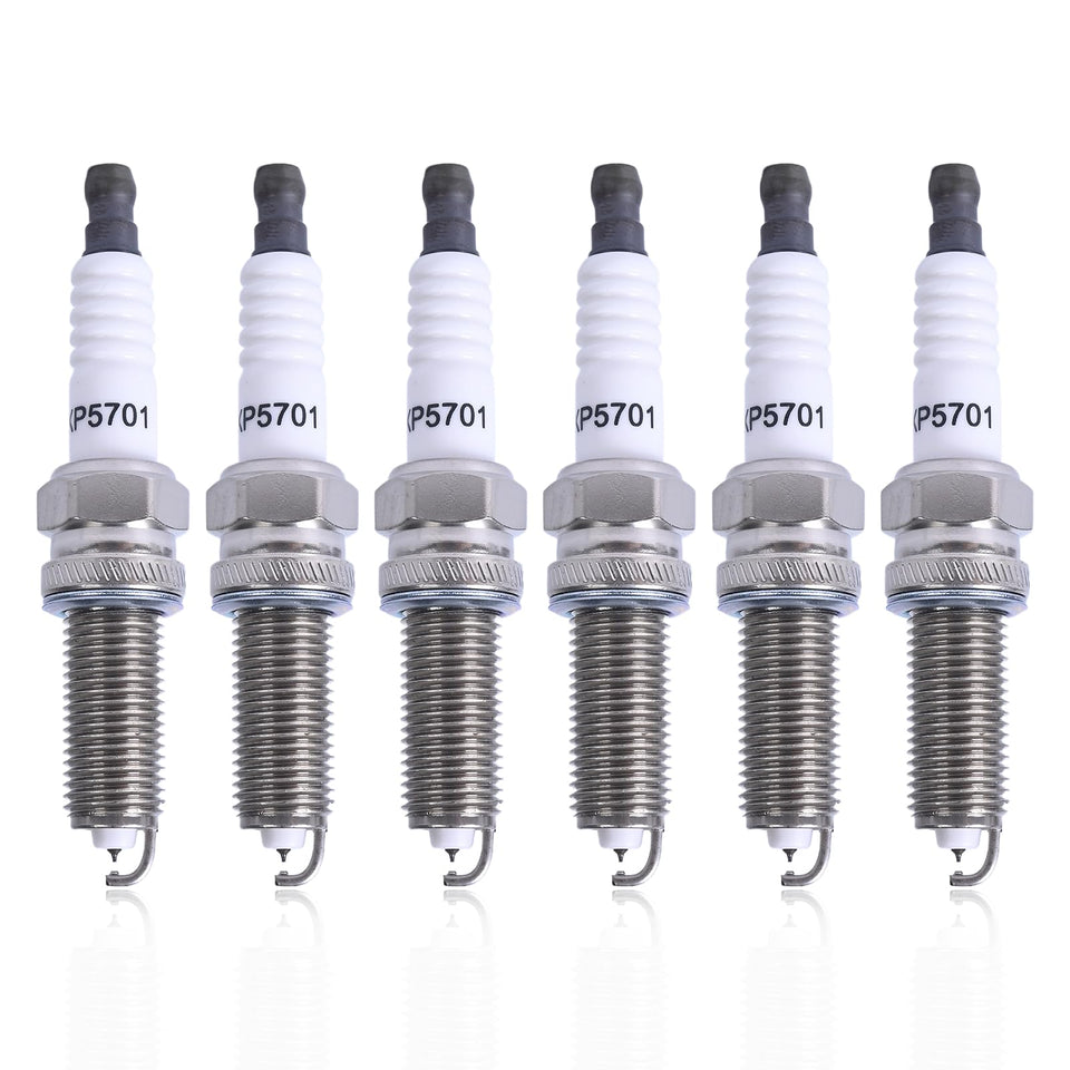 RLP XP5701 front packaging showing six spark plugs and brand