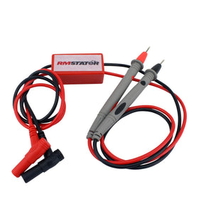 RMSTATOR DVA Adapter front view showing compact diagnostic design and improved peak detection