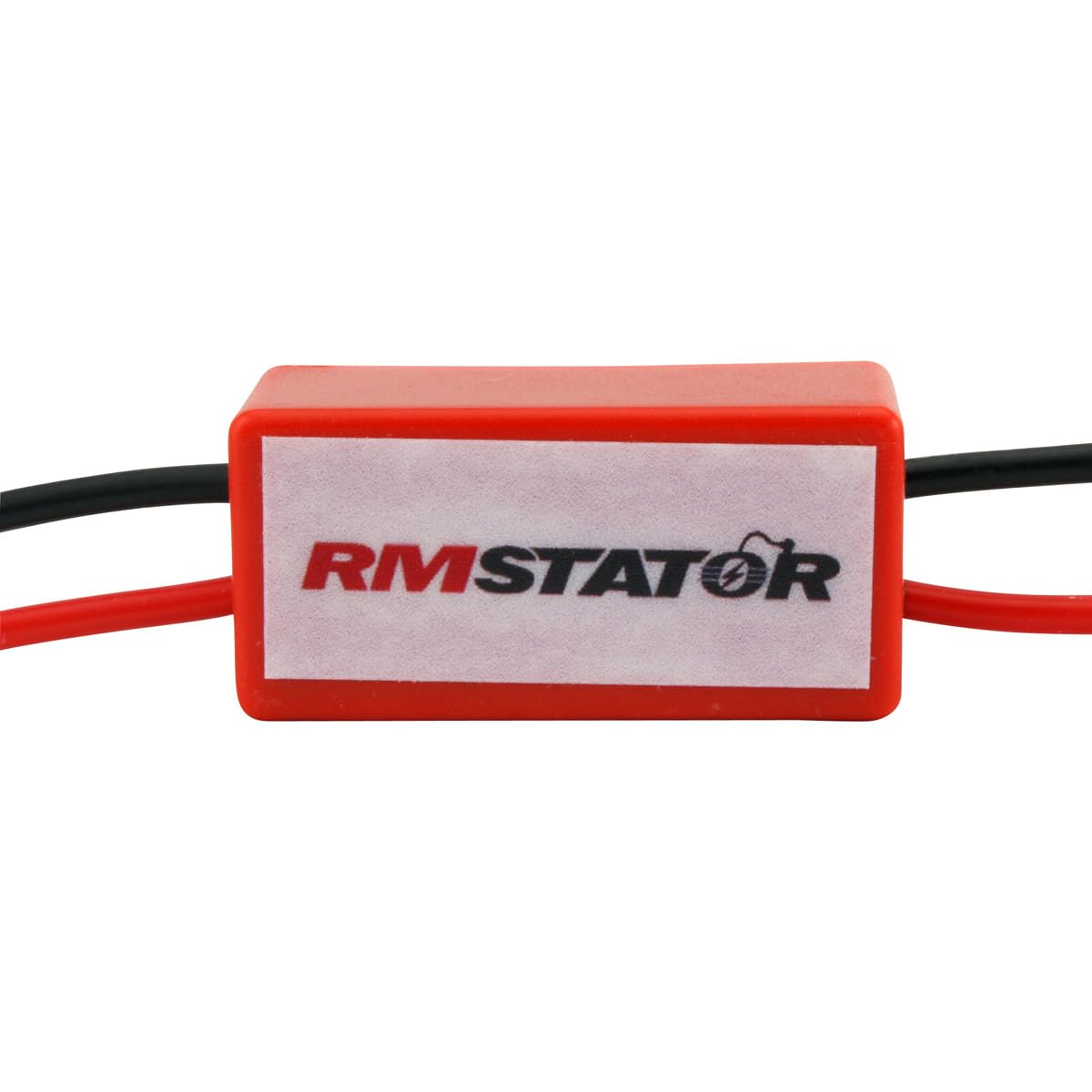 RMSTATOR next to a ruler size comparison illustrating compact portability and easy storage